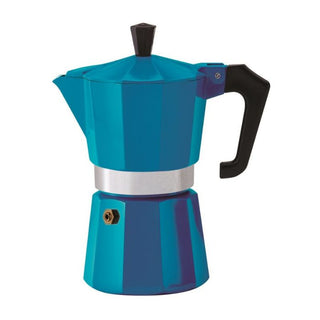 Pezzetti Teal Italexpress Aluminium Coffee Maker 6C