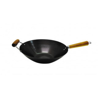 Cuisena Non-Stick Stir Fry Wok Acacia With Side Handle - 35Cm