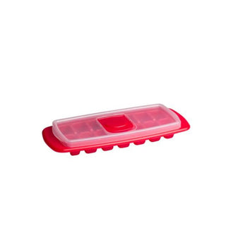 Cuisena Ice Cube Tray with Lid - Red