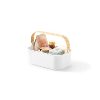 Umbra Bellwood Storage Bin - Medium - White/Natural