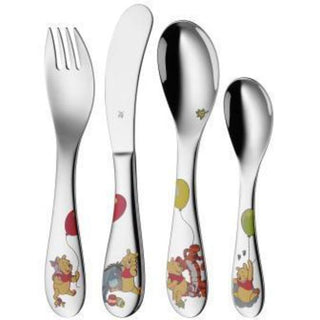 WMF "Winnie the Pooh" 4pce Childs Cutlery set