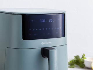 GreenPan Bistro XXL Coloured Air fryer Smokey Sky Blue 7.2L - PFAS Free