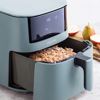GreenPan Bistro XXL Coloured Air fryer Smokey Sky Blue 7.2L - PFAS Free