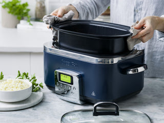 GreenPan Slow Cooker 6L PFAS Free - Oxford Blue