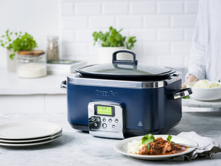 GreenPan Slow Cooker 6L PFAS Free - Oxford Blue