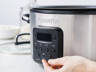 GreenPan Bistro Slow Cooker 3.7L PFAS Free - Stainless Steel