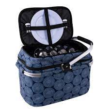 Avanti 4P Insulated Picnic Basket - Dot C