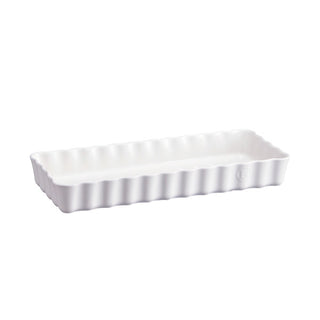 Emile Henry Slim Rectangular Tart Dish - Flour