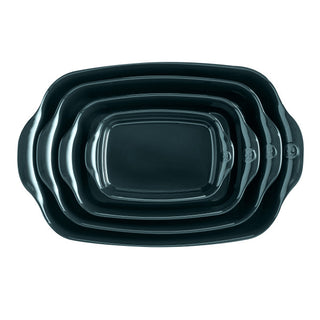 Emile Henry Small Rectangular Oven Dish - Blue Ocean