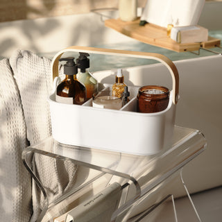 Umbra Bellwood Storage Bin - Medium - White/Natural