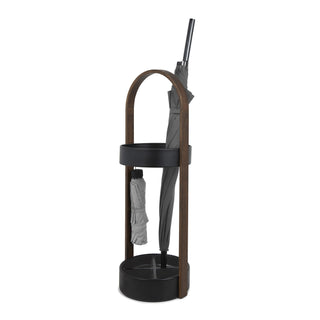Umbra Bellwood Umbrella Stand - Black/Walnut
