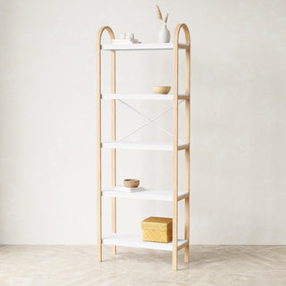 Umbra Bellwood Freestanding Shelf 5 Tier - White/Natural