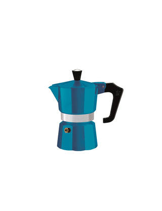 Pezzetti Teal Italexpress Aluminium Coffee Maker 1C