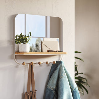 Umbra Estique Entryway Mirror - White