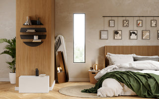 Umbra Hubba Arched Leaning Mirror - Brass