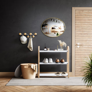 Umbra Bellwood Freestanding Shelf 3 Tier - White/Natural