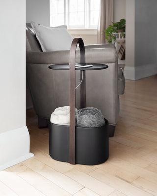 Umbra Bellwood Storage Table - Black/Walnut