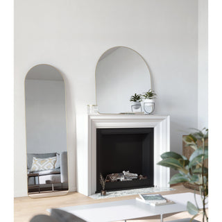 Umbra Hubba Arched Leaning Mirror - Brass