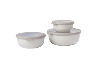 Cirqula Round 3-Piece Small Set Nordic White