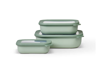 Cirqula Rectangle Small Set 3 Piece Nordic Sage