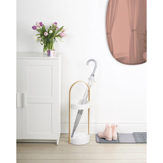 Umbra Bellwood Umbrella Stand - White/Natural