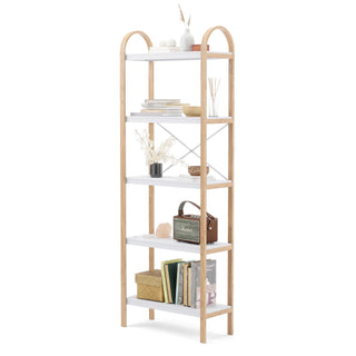 Umbra Bellwood Freestanding Shelf 5 Tier - White/Natural
