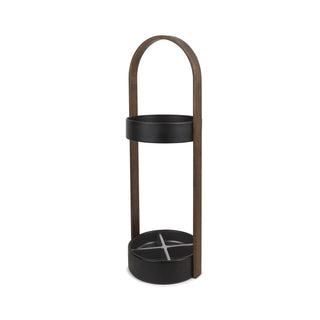 Umbra Bellwood Umbrella Stand - Black/Walnut