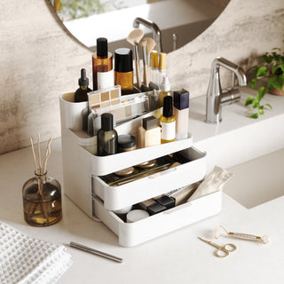 Umbra Glam Organiser - Large - White/Grey