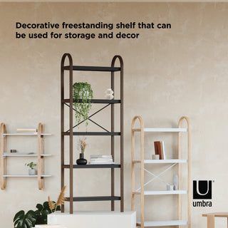 Umbra Bellwood Freestanding Shelf 5 Tier - White/Natural