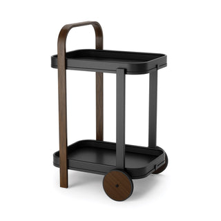 Umbra Bellwood Bar Serving Cart - Black/Walnut
