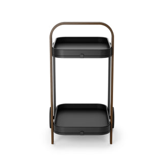 Umbra Bellwood Bar Serving Cart - Black/Walnut