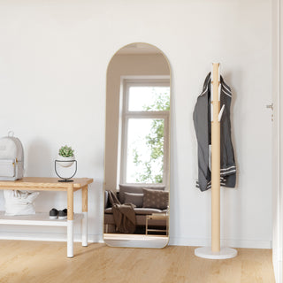 Umbra Hubba Arched Leaning Mirror - Brass
