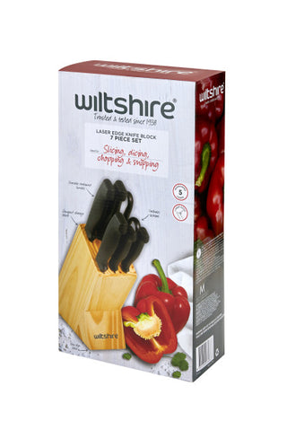 Wiltshire Laser Edge Knife Block 7 Piece