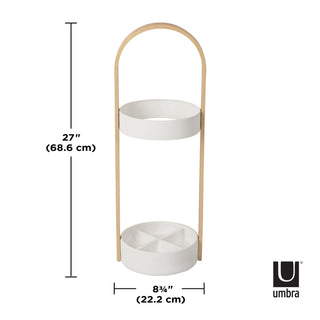 Umbra Bellwood Umbrella Stand - White/Natural