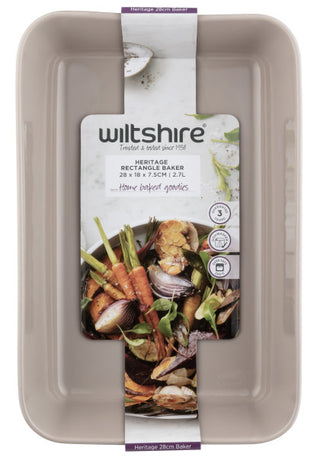 Wiltshire Heritage Rectangle Baker 28cm