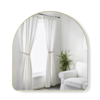 Umbra Hubba Arched Wall Mirror - Brass
