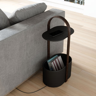 Umbra Bellwood Storage Table - Black/Walnut