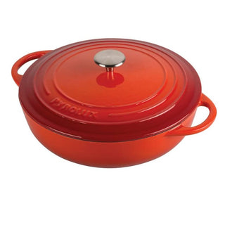 Pyrolux Pyrochef Cast Iron Red Chef Pan 24cm