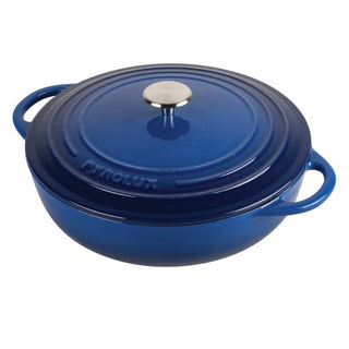 Pyrolux Pyrochef Cast Iron Blue Chef Pan 24cm