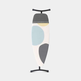 Brabantia Ironing Board D 135 X 45 Cm, For Steam Iron & Generator - Spring Bubbles