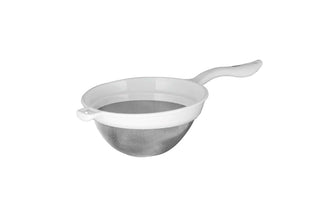 Avanti 15.5Cm Stainless Steel Strainer With Plastic Frame - White