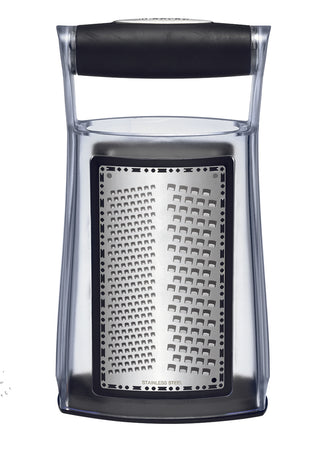 Avanti Two Sided Box Grater - Opaque Stainless Steel/San/Pp/Tpe