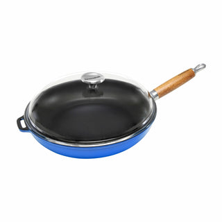 Chasseur Saute Pan with Glass Lid Sky Blue