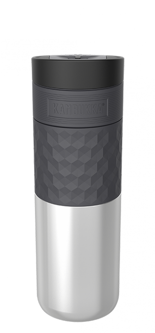 Kambukka Etna Grip 3-in-1 SnapcleanÂ® 500ml Travel Mug Stainless Steel