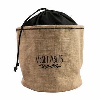 Avanti Vegetable Storage Bag, 24 X 24Cm - Jute