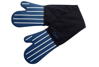 Cuisena Silicone Double Oven Glove - Butchers Stripe