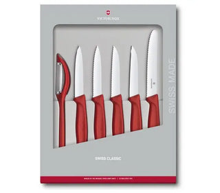 Victorinox Paring Knife Set of 6 with Straight Edges