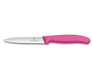 Victorinox Paring Knife With Wavy Edge – Pink