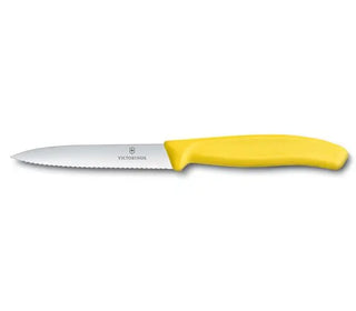 Victorinox Paring Knife With Wavy Edge – Yellow