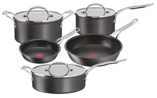 JAMIE OLIVER Cook's Classics Induction Non-stick Hard Anodised 5-piece Cookware Set